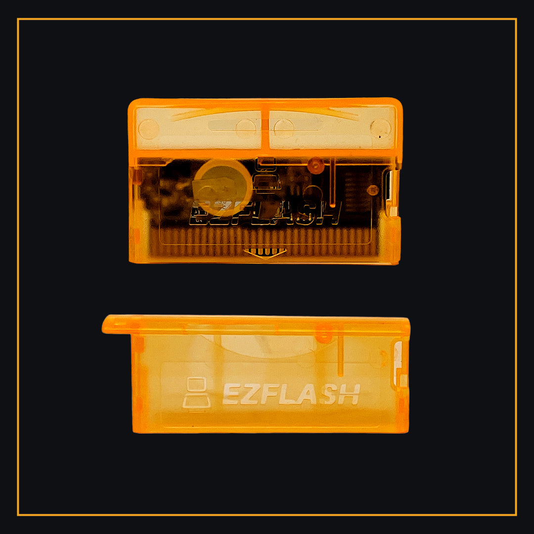 EZ-FLASH OMEGA with Clear Orange Shell