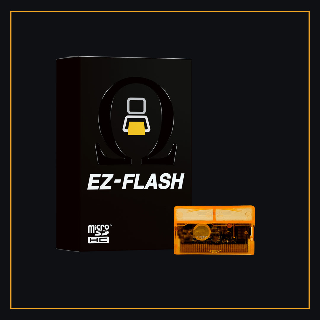 EZ-FLASH OMEGA with Clear Orange Shell